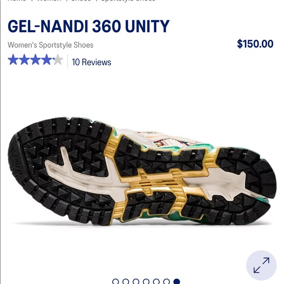 EUC ASICS Gel Nandi 360 size 9 - Picture 13 of 15